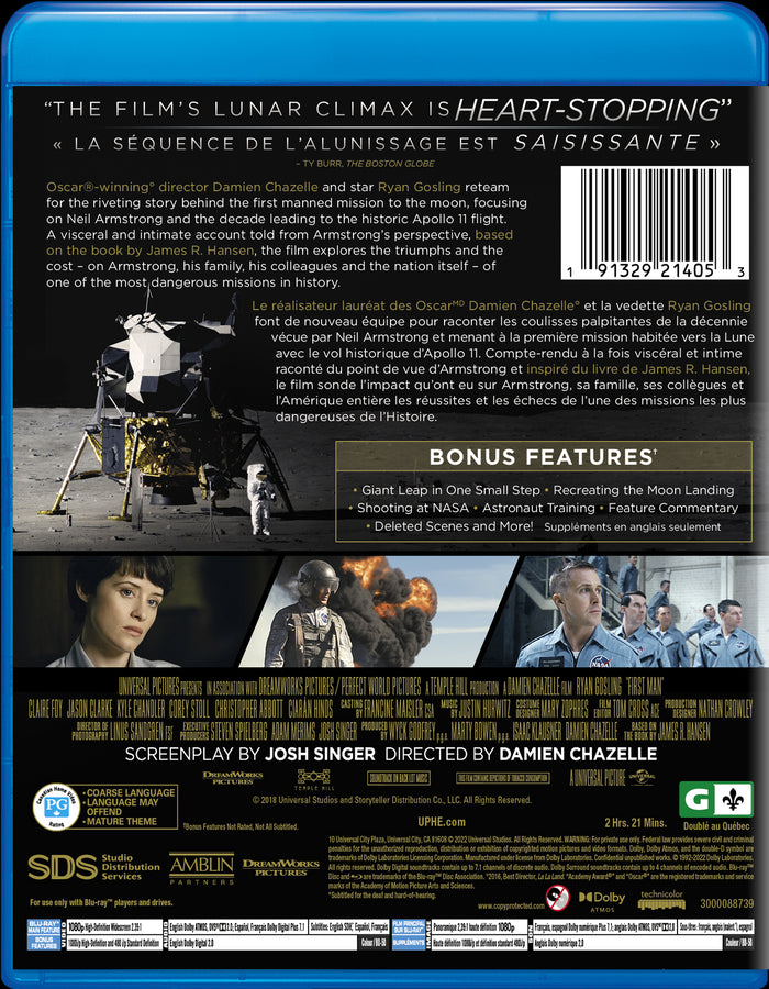 First Man (4K Ultra HD + Blu-ray) [UHD]