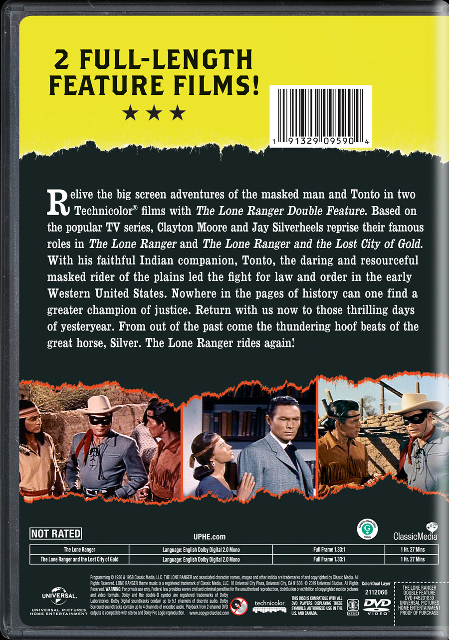 The Lone Ranger Double Feature [DVD]