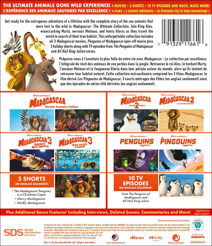 Madagascar: The Ultimate Collection [Blu-Ray]