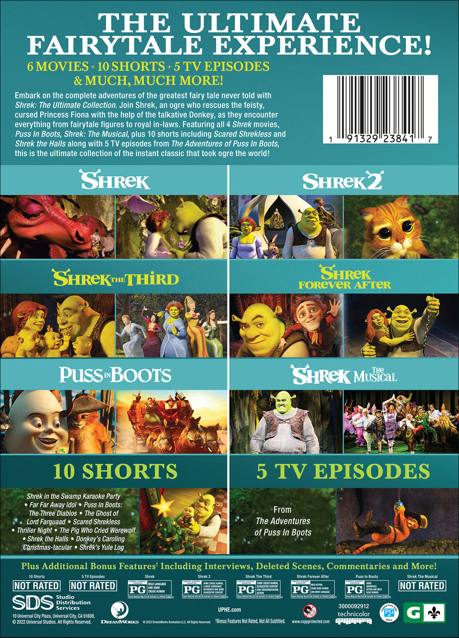 Shrek: The Ultimate Collection [Blu-Ray]