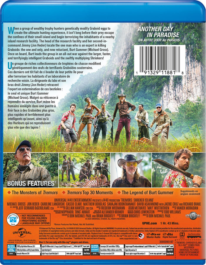 Tremors: Shrieker Island (Blu-ray + DVD) [Blu-Ray]