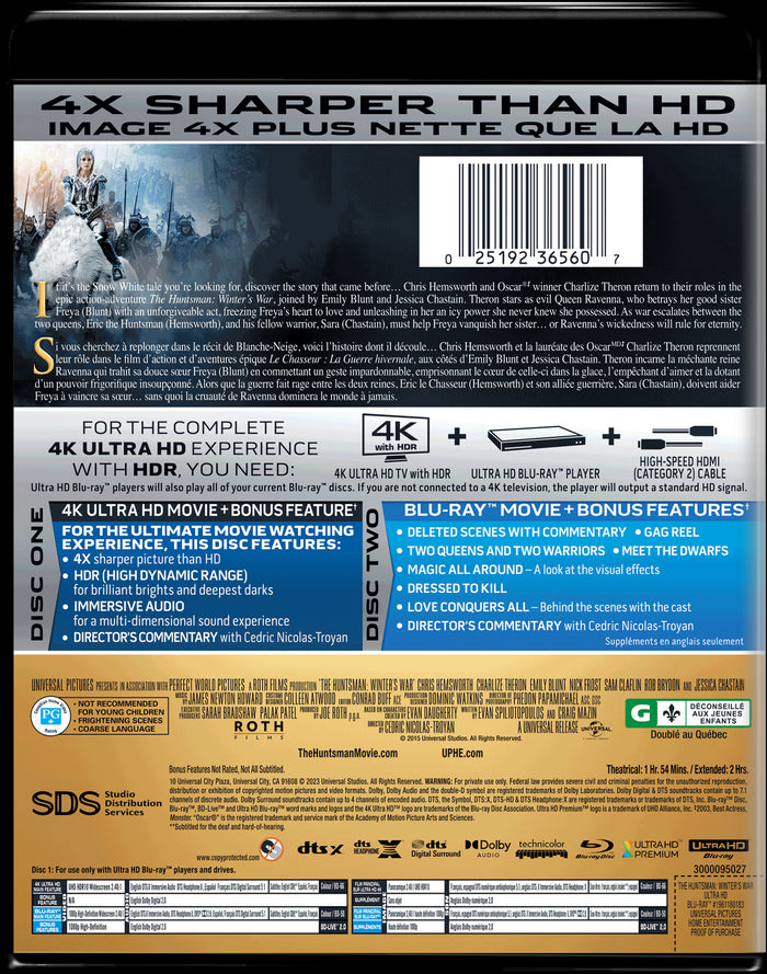 The Huntsman: Winter's War [Blu-Ray]