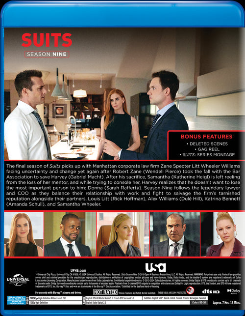 Suits: Season Nine [DVD]
