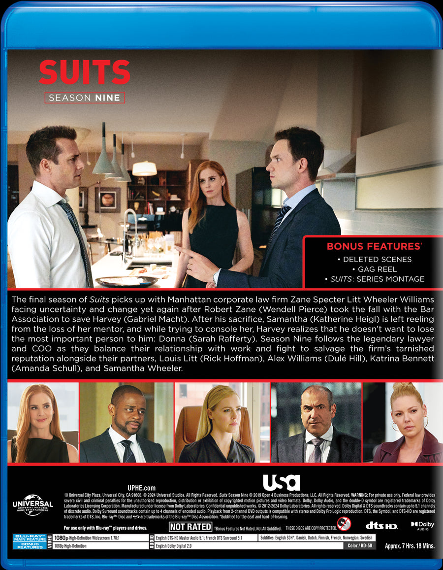 Suits: Season Nine [DVD]