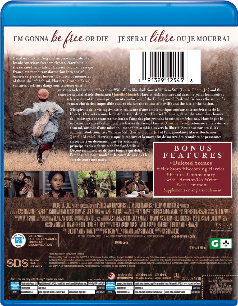 Harriet (Blu-ray + DVD) [Blu-Ray]