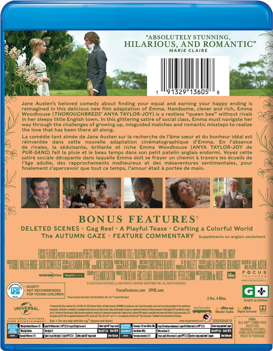 Emma (Blu-ray + DVD) [Blu-Ray]