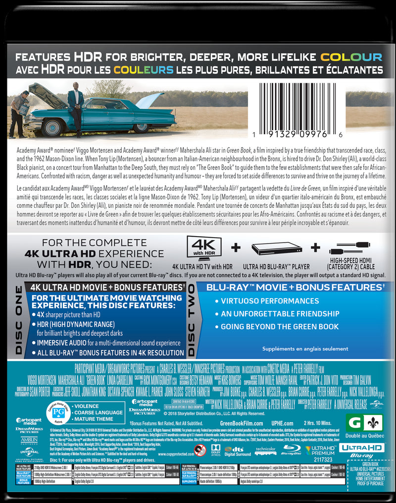 Green Book [Blu-Ray]