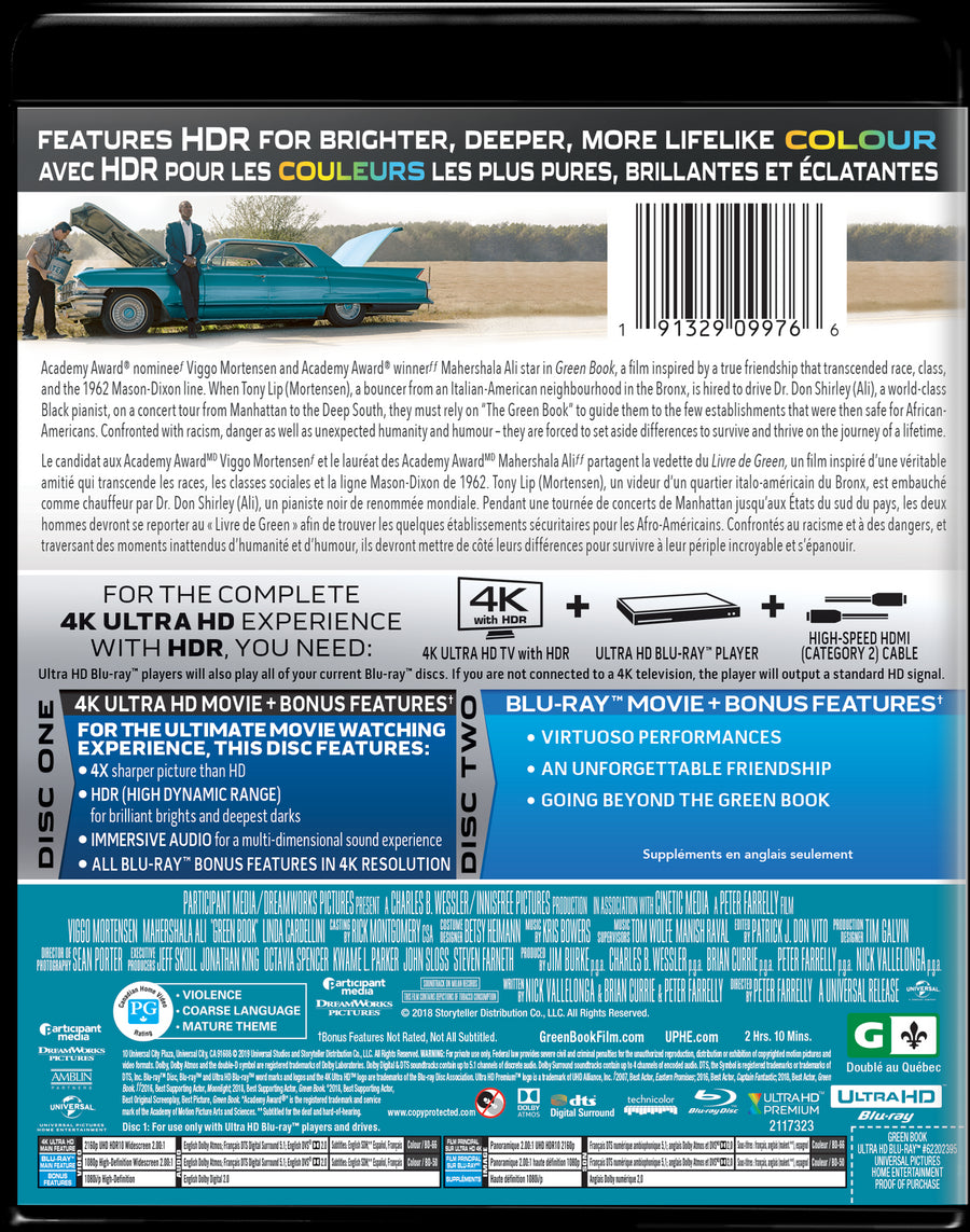 Green Book [Blu-Ray]