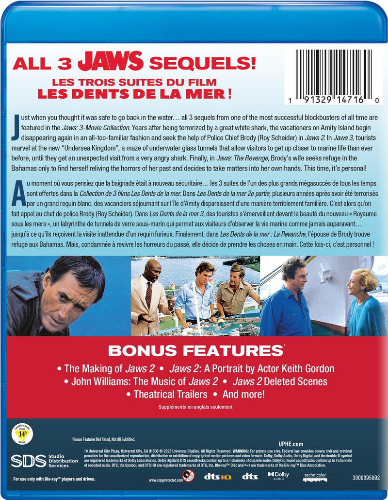 Jaws 3-Movie Collection [Blu-Ray]