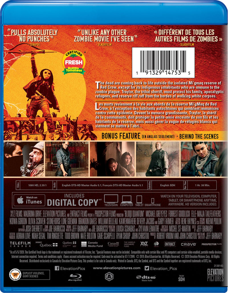 Blood Quantum - Blu-ray + Digital [Blu-Ray]