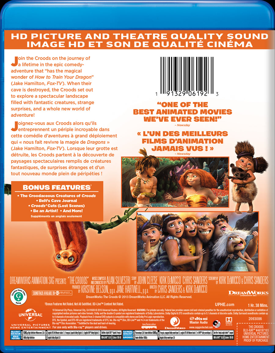 The Croods (4K Ultra HD + Blu-ray) [UHD]
