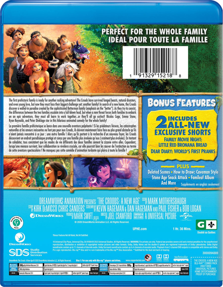 The Croods: A New Age (Blu-ray + DVD) [Blu-Ray]