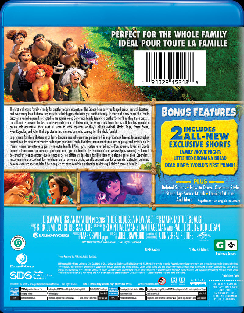 The Croods: A New Age (4K Ultra HD + Blu-ray) [UHD]