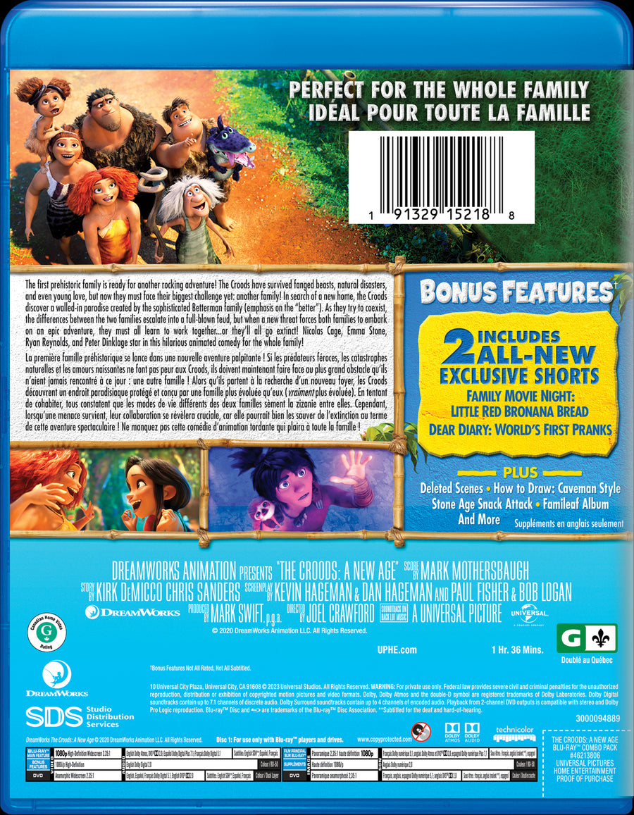 The Croods: A New Age (4K Ultra HD + Blu-ray) [UHD]
