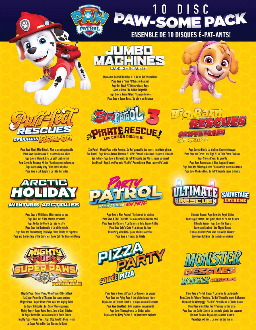 PAW Patrol: 10-Disc Paw-some Pack [DVD]