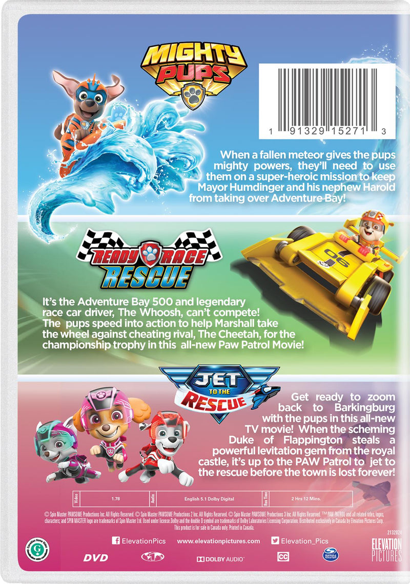 PAW Patrol: 3-Movie Collection [DVD]
