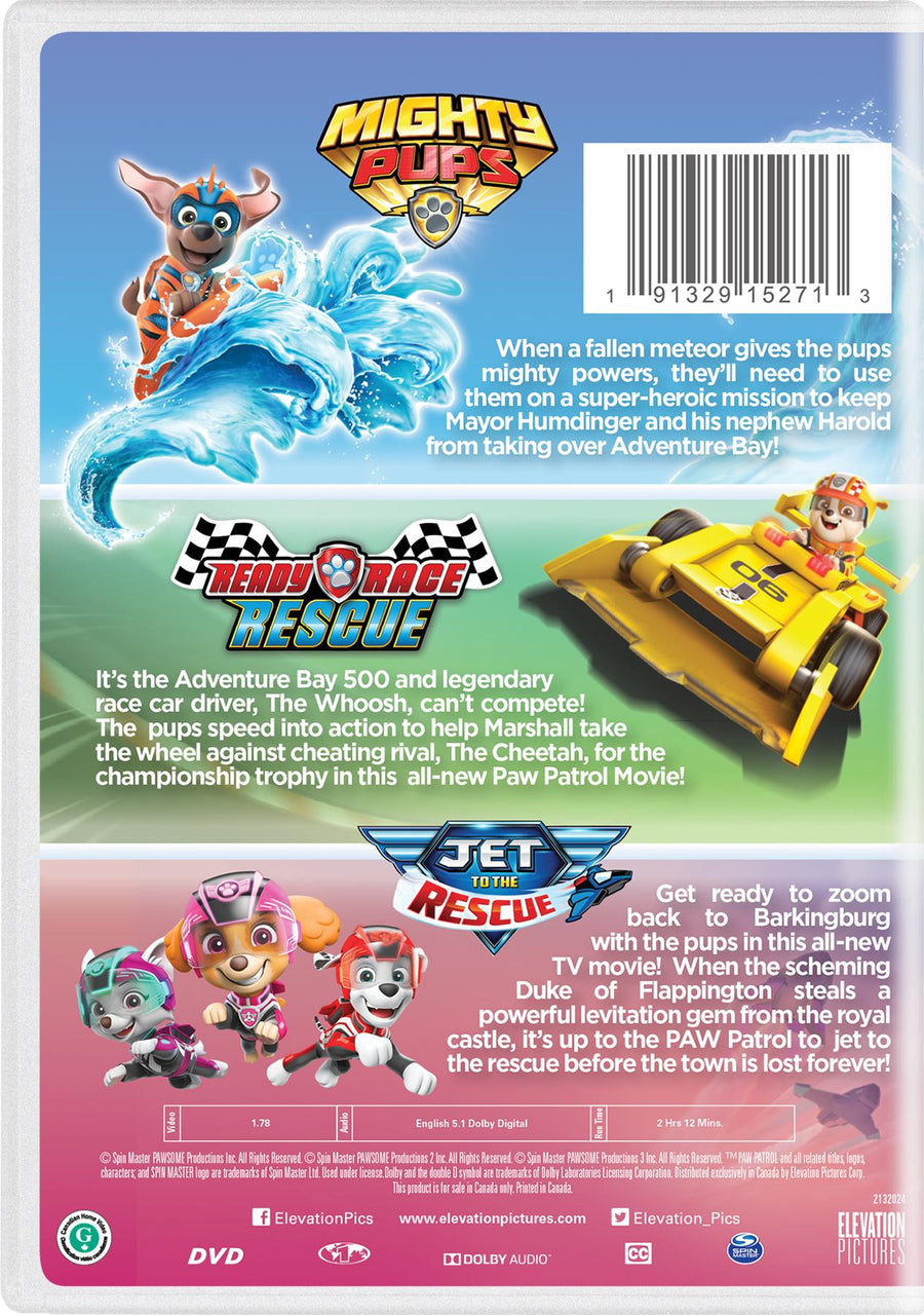 PAW Patrol: 3-Movie Collection [DVD]
