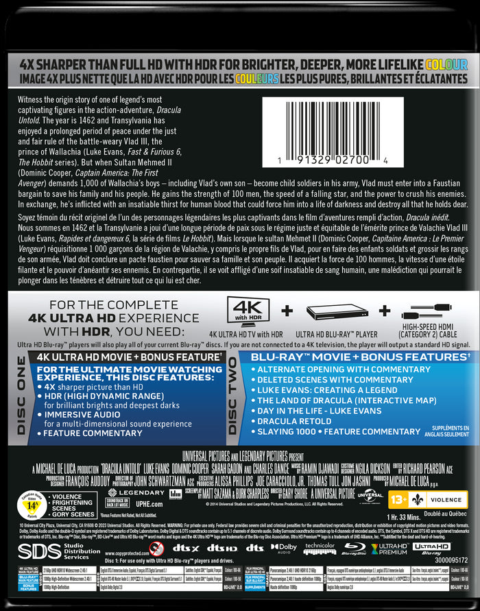 Dracula Untold [Blu-Ray]
