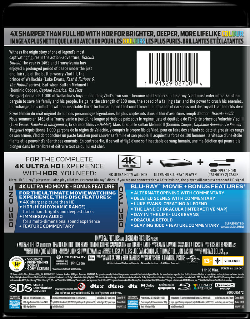 Dracula Untold [Blu-Ray]