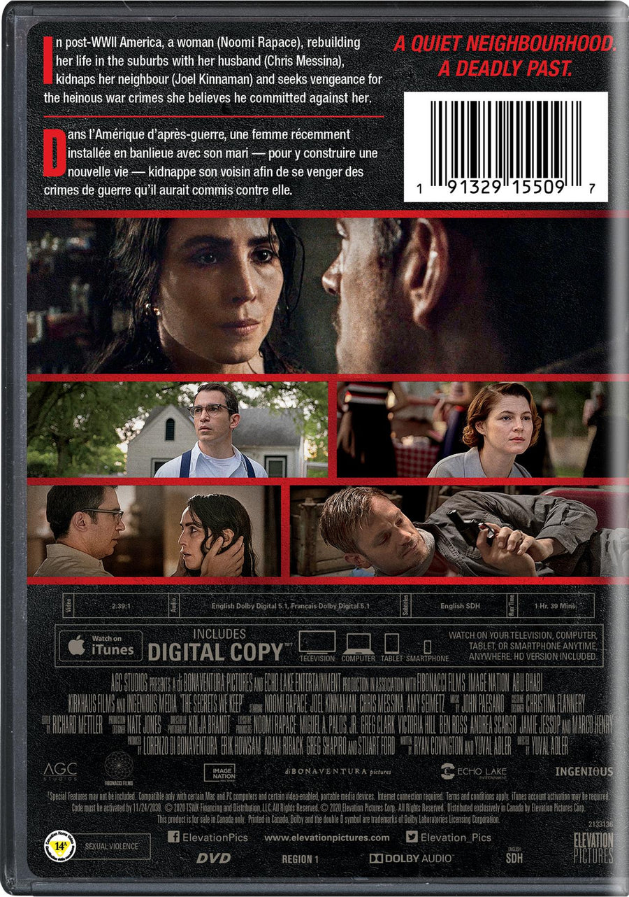 The Secrets We Keep - DVD + Digital [DVD]