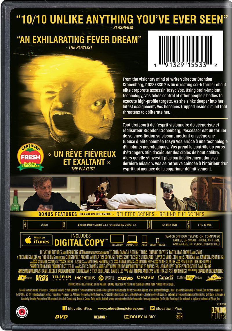 Possessor - Uncut DVD + Digital [DVD]