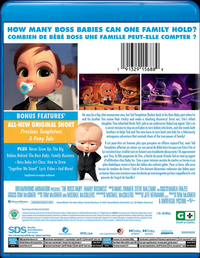 The Boss Baby: Family Business (4K Ultra HD + Blu-ray) [UHD]