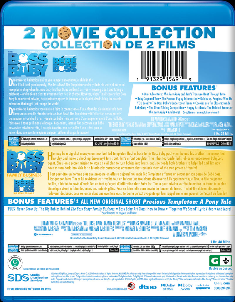 The Boss Baby 2-Movie Collection [DVD]
