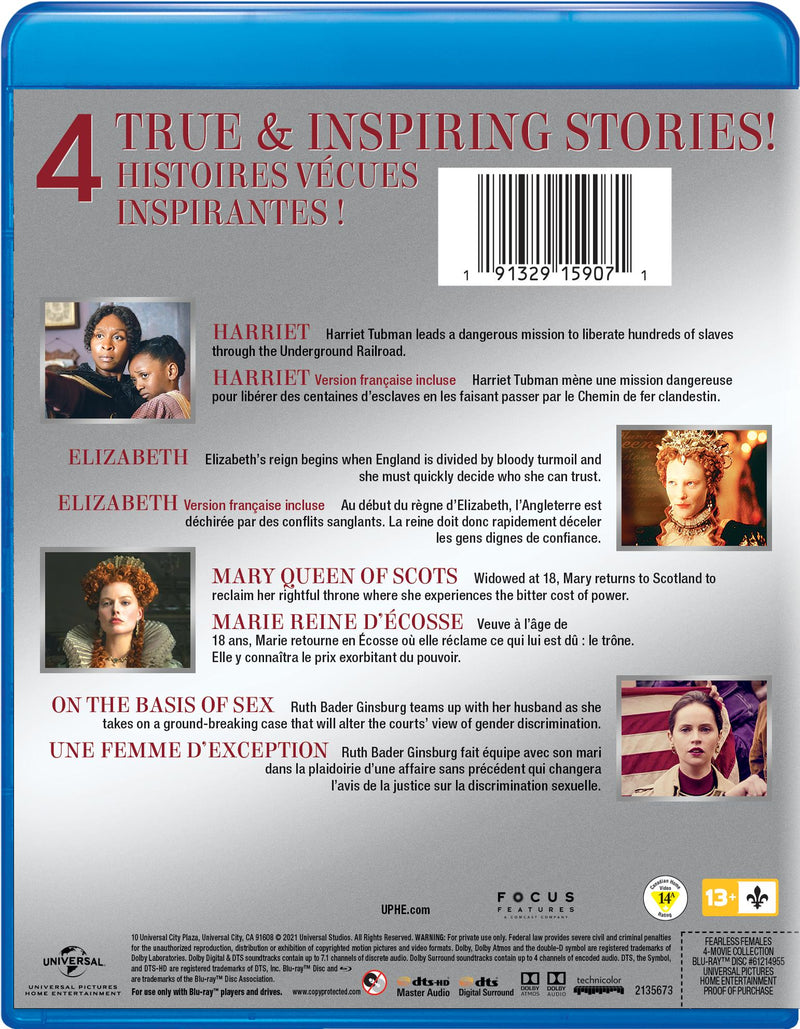 Fearless Females 4-Movie Collection [Blu-Ray]