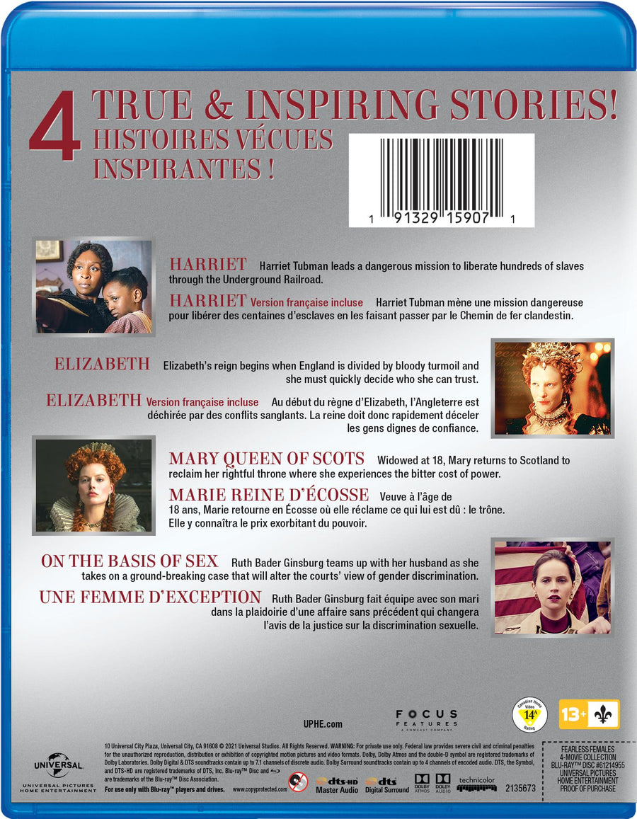 Fearless Females 4-Movie Collection [Blu-Ray]