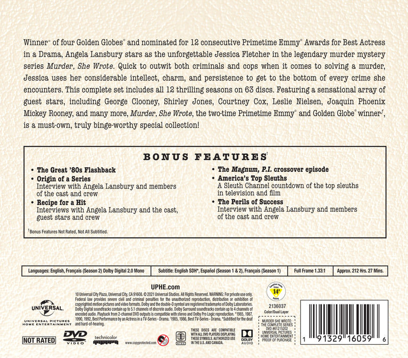 Murder, She Wrote: The Complete Series [DVD]