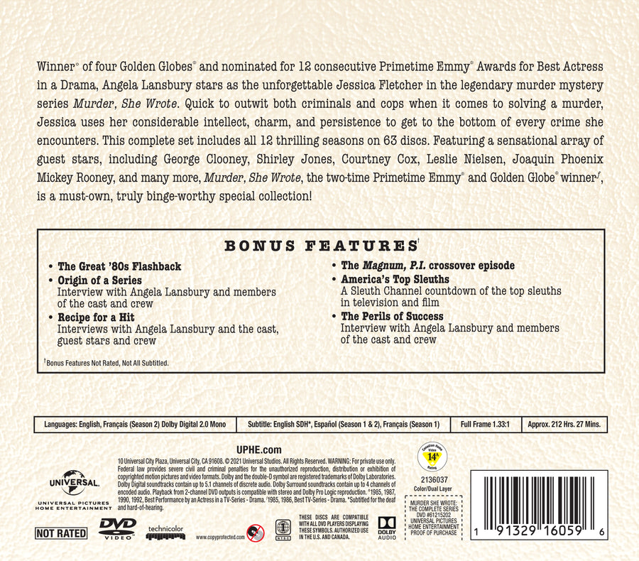 Murder, She Wrote: The Complete Series [DVD]