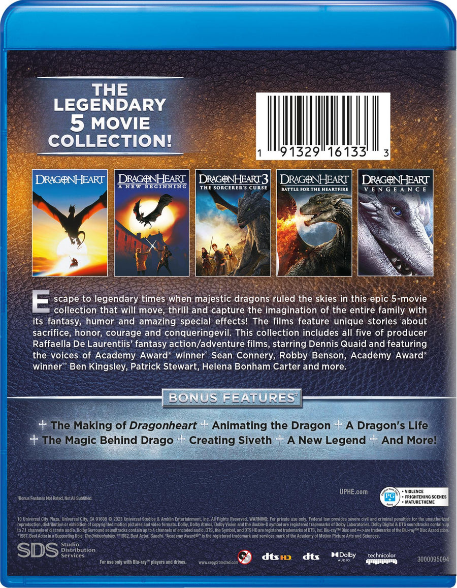 Dragonheart: 5-Movie Collection [Blu-Ray]