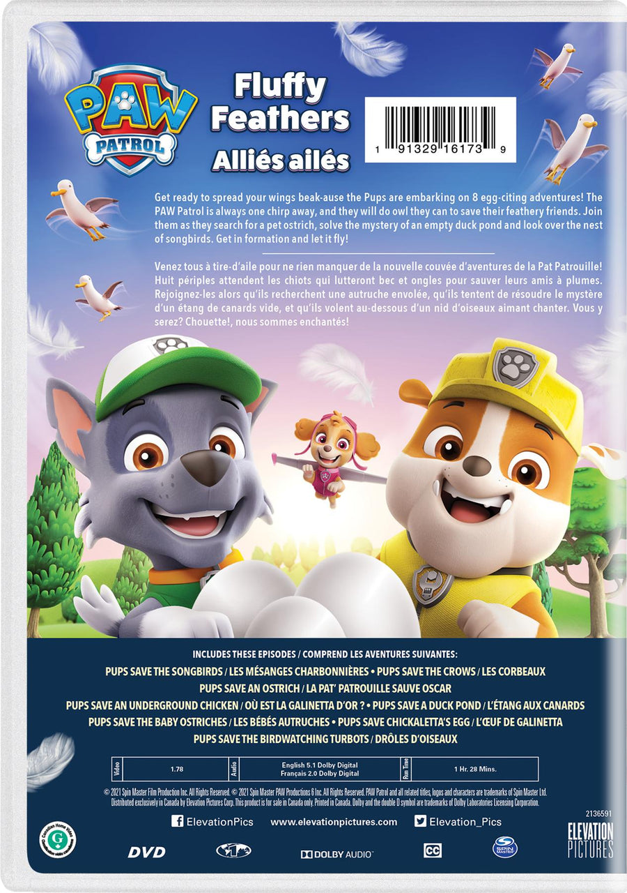 PAW Patrol: Fluffy Feathers [DVD]