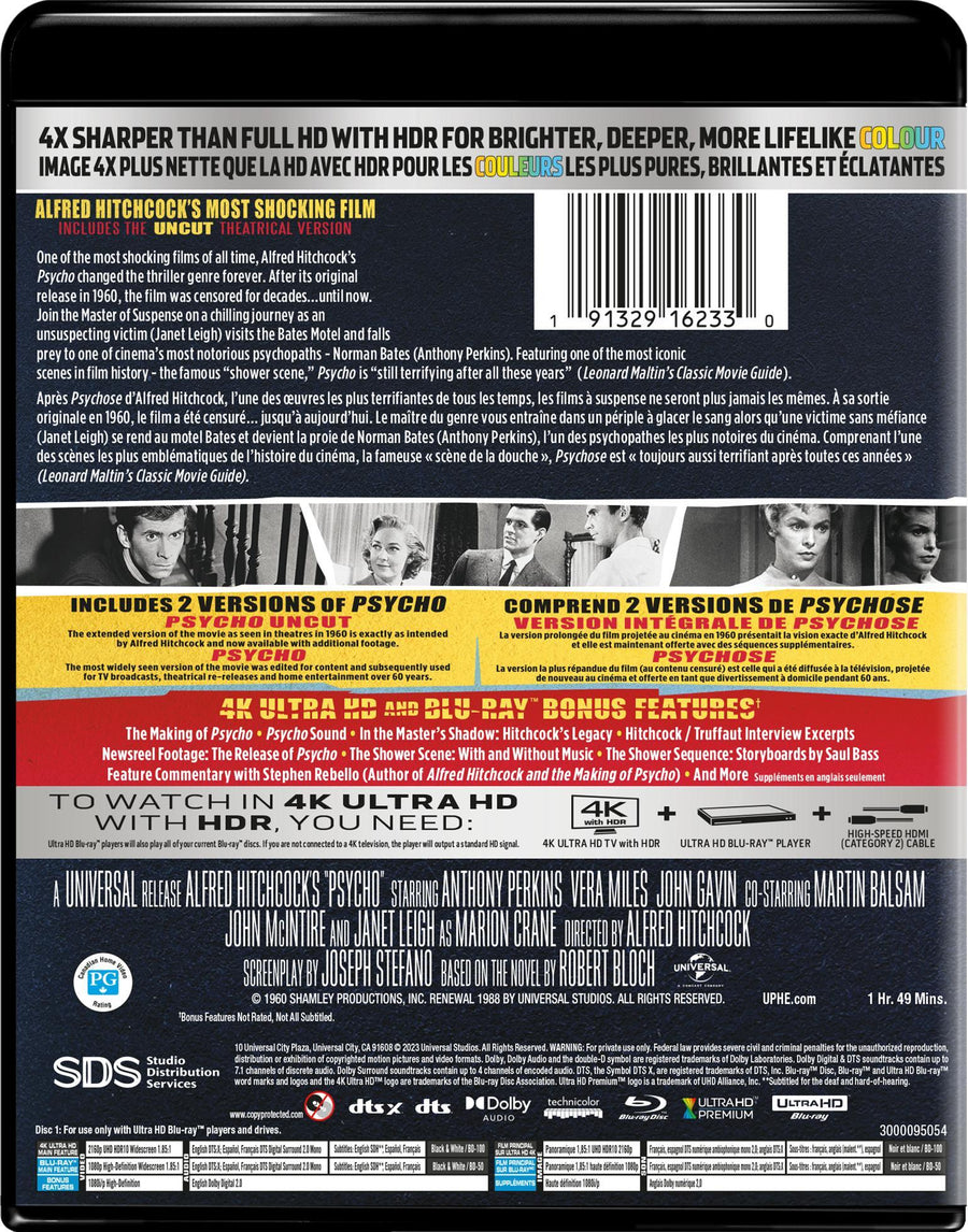 Psycho (4K Ultra HD + Blu-ray) [UHD]