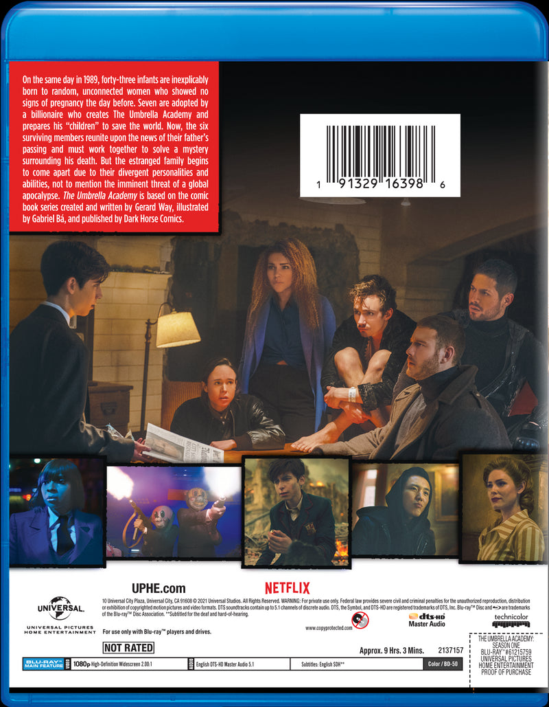 The Umbrella Academy: Season One [Blu-Ray]