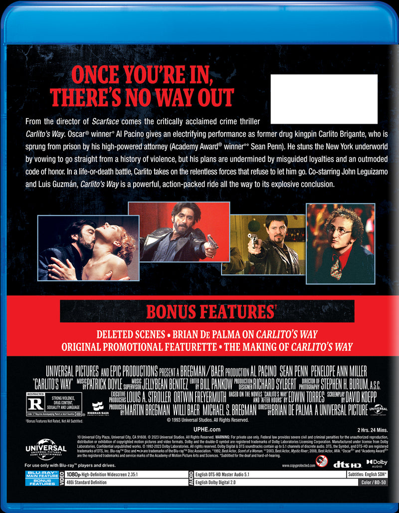Carlito's Way (4K Ultra HD + Blu-ray) [UHD]