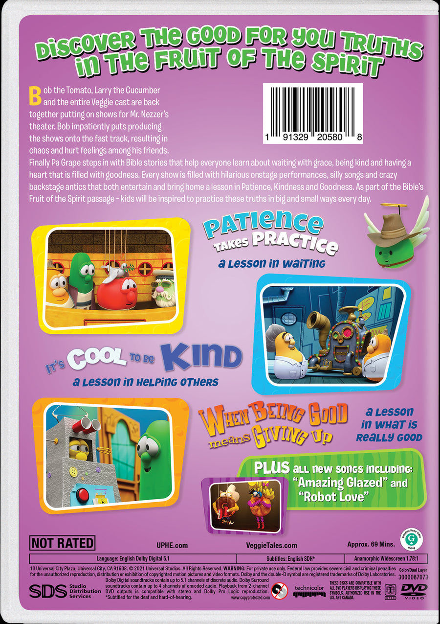VeggieTales: Fruit of the Spirit Stories Vol. 2 - Patience, Kindness, Goodness [DVD]