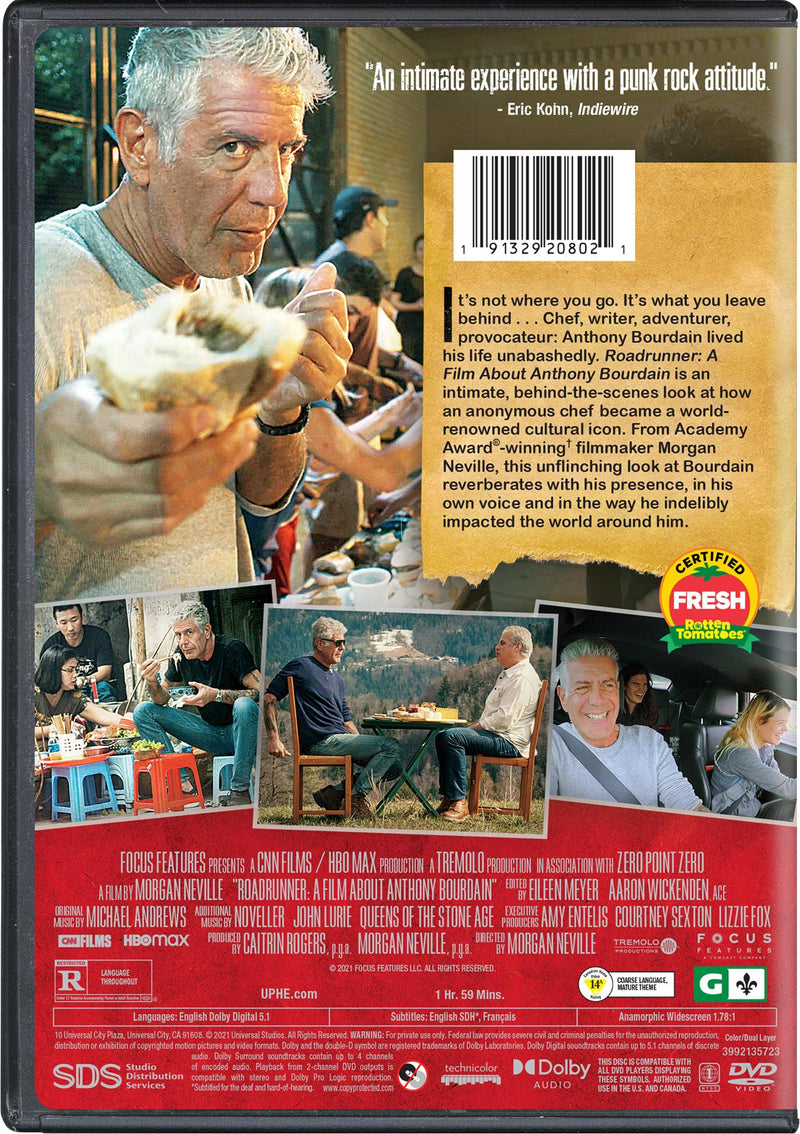 Roadrunner: A Film About Anthony Bourdain [DVD]