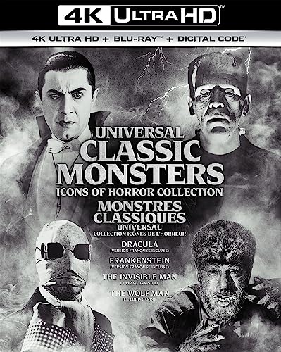 Universal Classic Monsters: Icons of Horror Collection (4K Ultra HD + Blu-ray) [UHD]