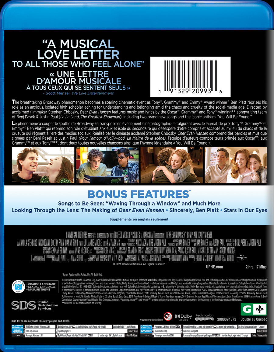 Dear Evan Hansen [DVD]