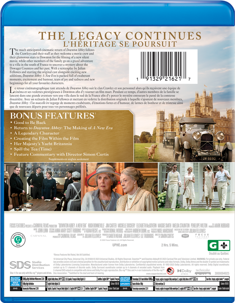 Downton Abbey: A New Era (Blu-ray + DVD) [Blu-Ray]