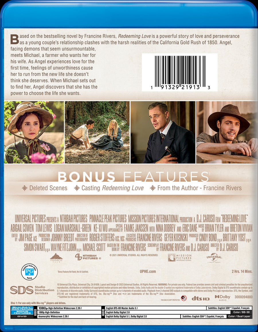 Redeeming Love (Blu-ray + DVD) [Blu-Ray]