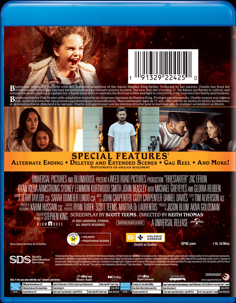 Firestarter (Blu-ray + DVD) [Blu-Ray]