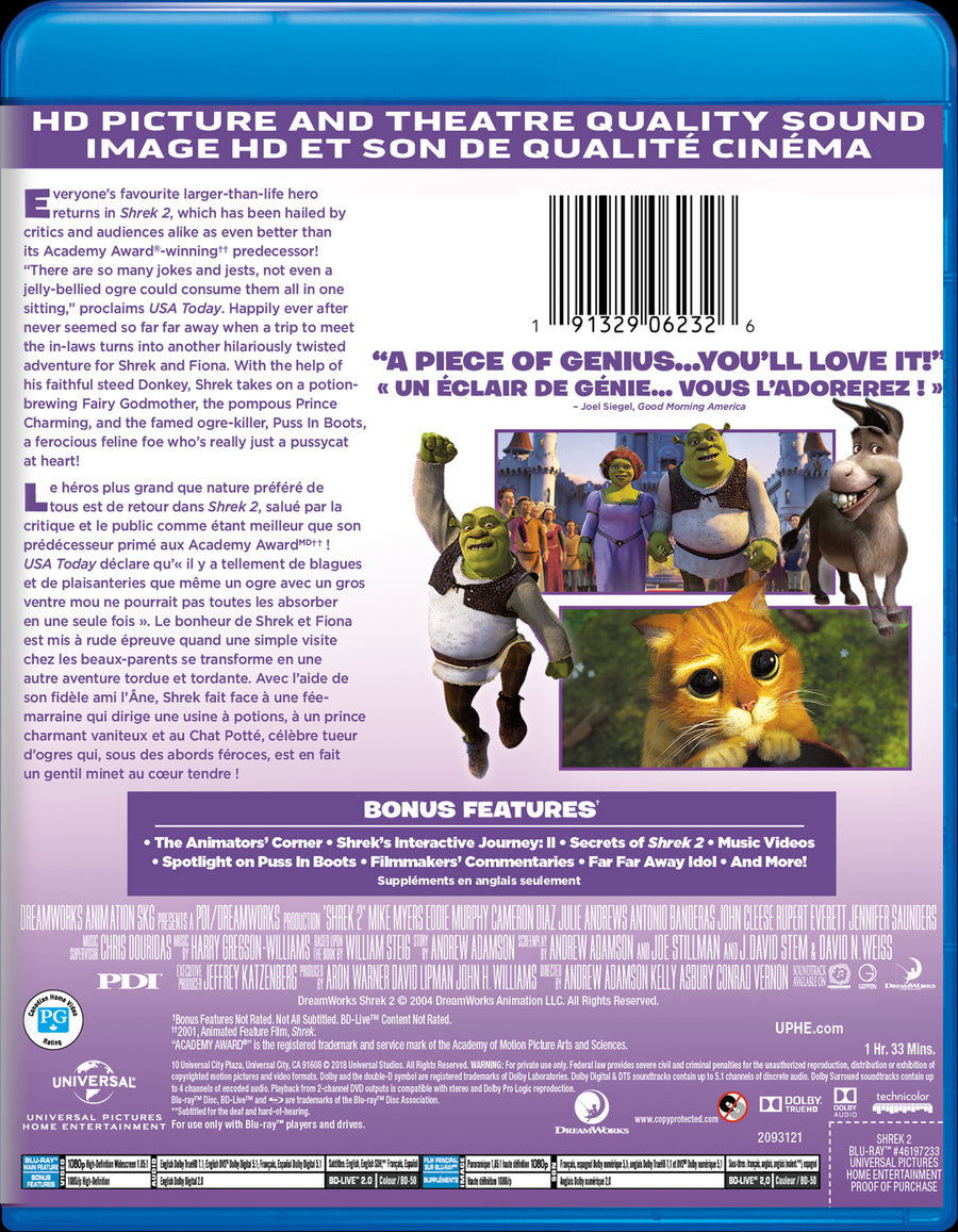 Shrek 2 (4K Ultra HD + Blu-ray) [UHD]