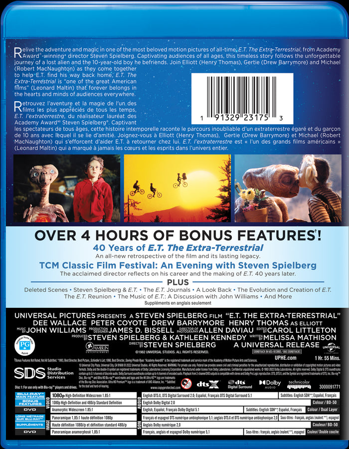 E.T. The Extra-Terrestrial (Blu-ray + DVD) [Blu-Ray]