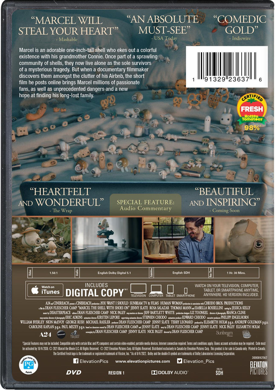 Marcel the Shell with Shoes On - DVD + Digital [DVD]