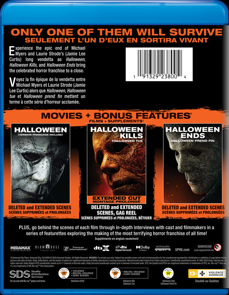 Halloween Trilogy [Blu-Ray]