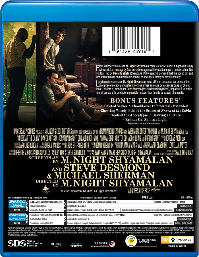 Knock at the Cabin (Blu-ray + DVD) [Blu-Ray]