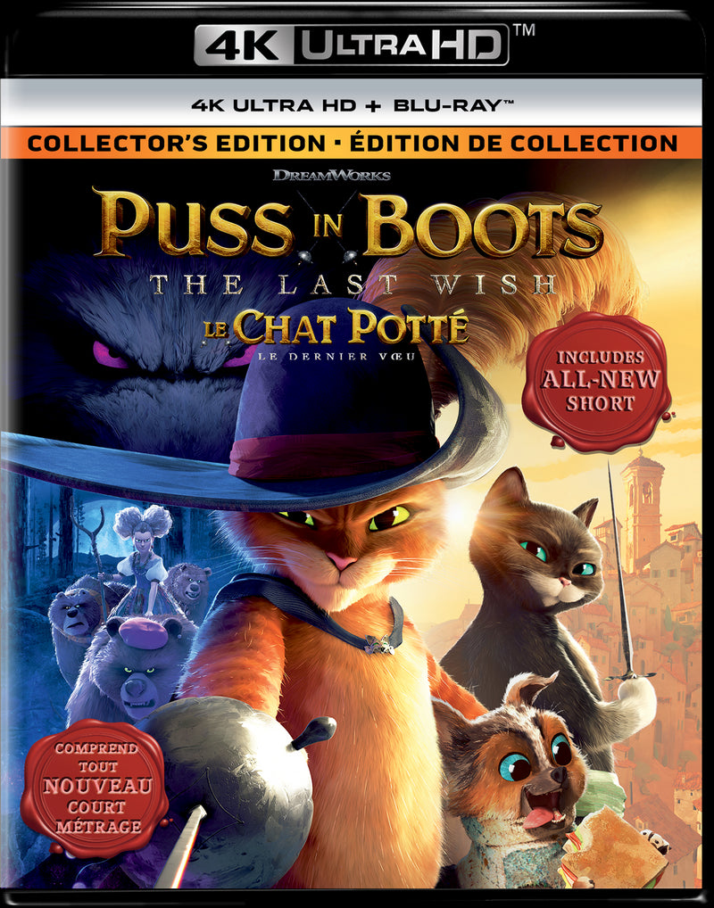 Puss in Boots: The Last Wish (4K Ultra HD + Blu-ray) [UHD]