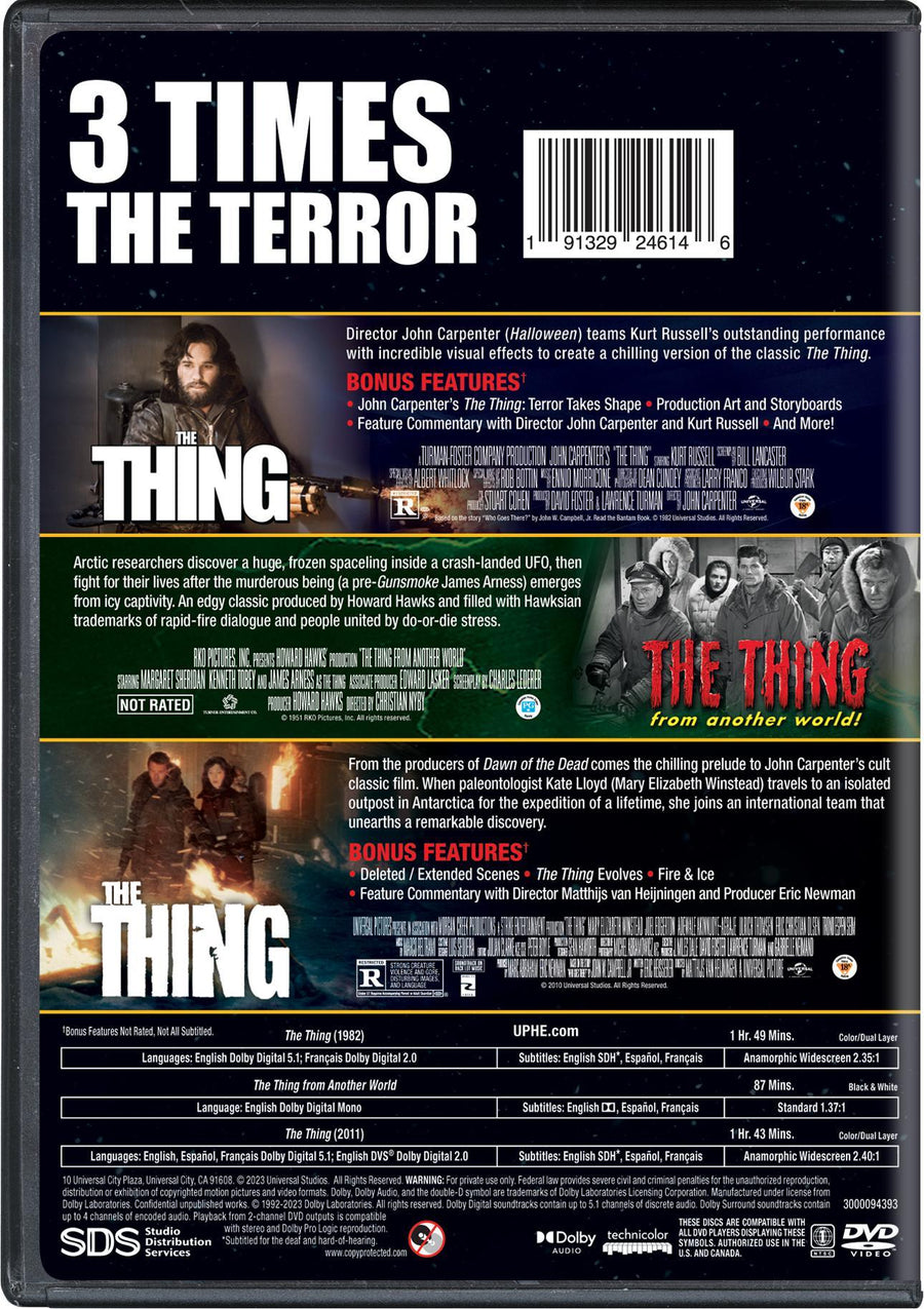The Thing 3-Movie Collection [DVD]